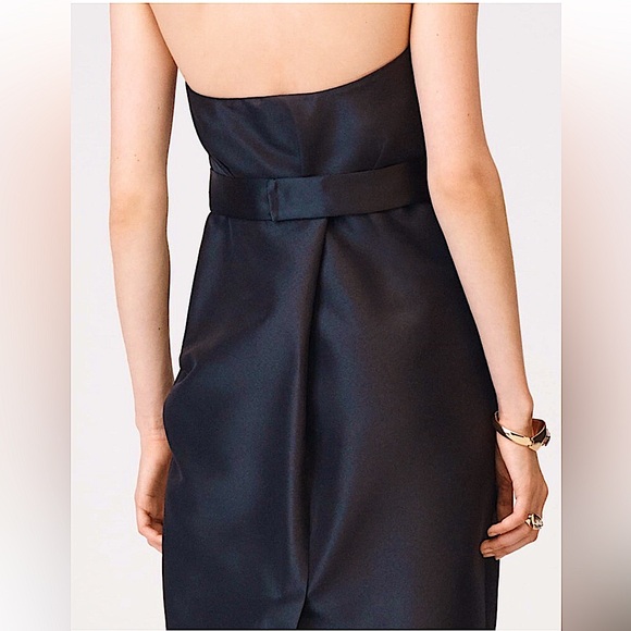 Zara Taffeta Halter Dress S - Picture 4 of 6